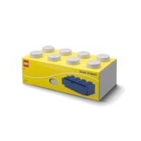 LEGO stolní box 8 se zásuvkou - šedá