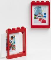LEGO fotorámeček - červená