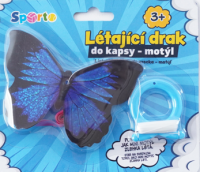 SPORTO Lietajúci drak do vrecka - motýľ