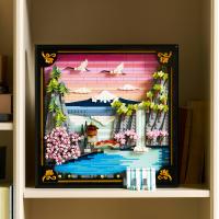 Krajina so sakurovým sadom