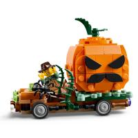 Pick-up s halloweenskými dýněmi