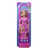 BRB FASHIONISTAS MODELKA V ŠATÁCH S RUŽOVÝM PAISLEY VZOROM
