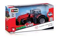 Bburago ASST 10 cm Farmářský traktor s čelním nakladačem, mix (12 ks)  