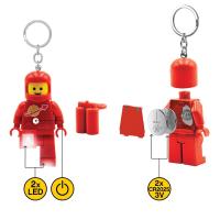 LEGO Spaceman Kozmonaut červený svietiaca figúrka (HT)