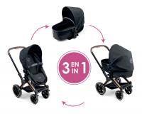 Kočárek Cybex Black 3 v1 pro panenky 36-42 cm