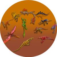 PLEJO Dinosaury s projektorom