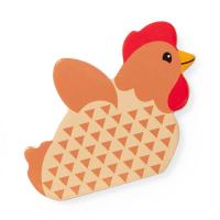 MELISSA & DOUG DŘEVĚNÉ PUZZLE S VYSKAKUJÍCÍMY SLEPIČKAMI
