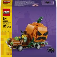 Pick-up s halloweenskými dýněmi