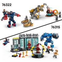 Iron Man a War Machine vs. Hammerove Drony