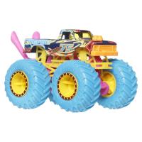 HW MONSTER TRUCKS NEON SMASHERS ASST