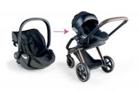 Kočárek Cybex Black 3 v1 pro panenky 36-42 cm