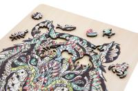 Drevené puzzle Tiger - 132ks