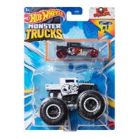 HW MONSTER TRUCKS 1:64 S ANGLIČÁKEM