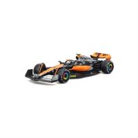 Bburago 1:43 RACE Formula F1 - McLaren F1 Team MCL60 (2023) #4 (Lando Norris) - with drive