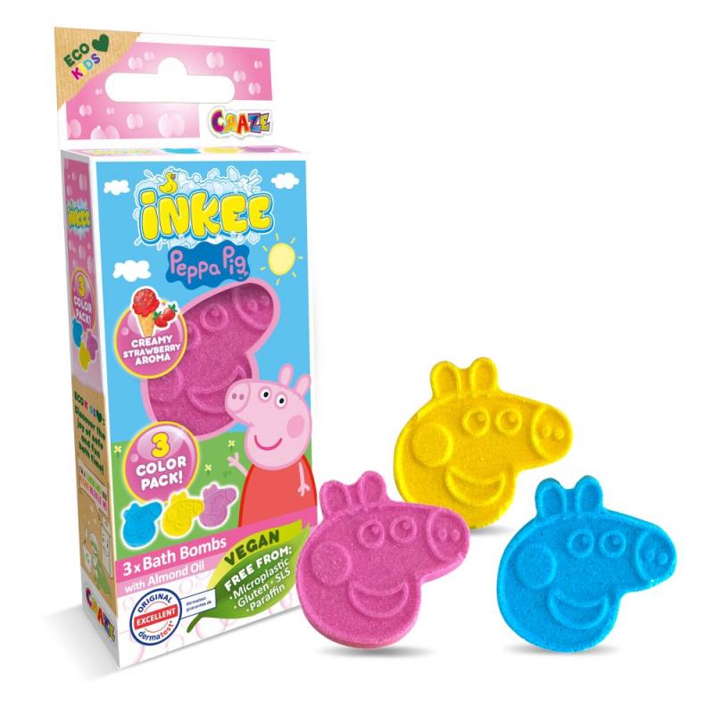 INKEE - Mini pack šumivá bomba - Peppa pig