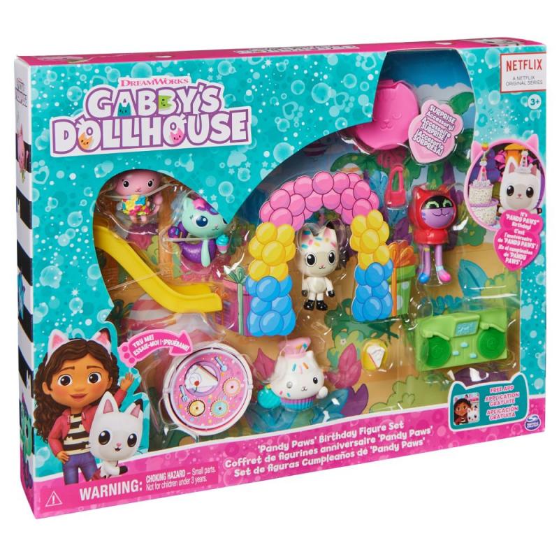 GABBY'S DOLLHOUSE DOMEK SADA FIGURIEK NARODENINY