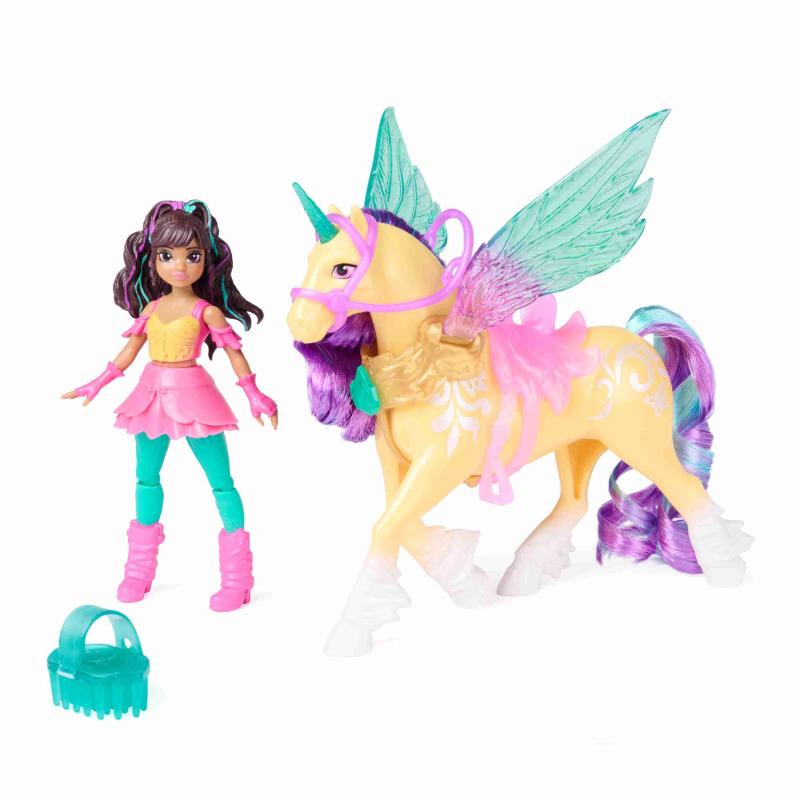 UNICORN ACADEMY KOUZELNÁ KŘÍDLA  LEAF & AVA 11CM