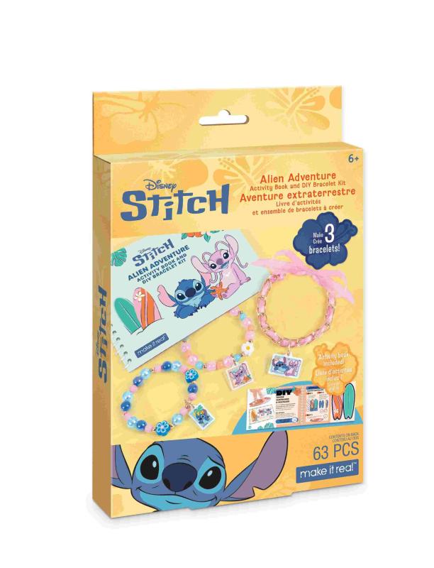Aktivitní sešit a sada náramků s motivem mimozemšťana od Disneyho Stitche