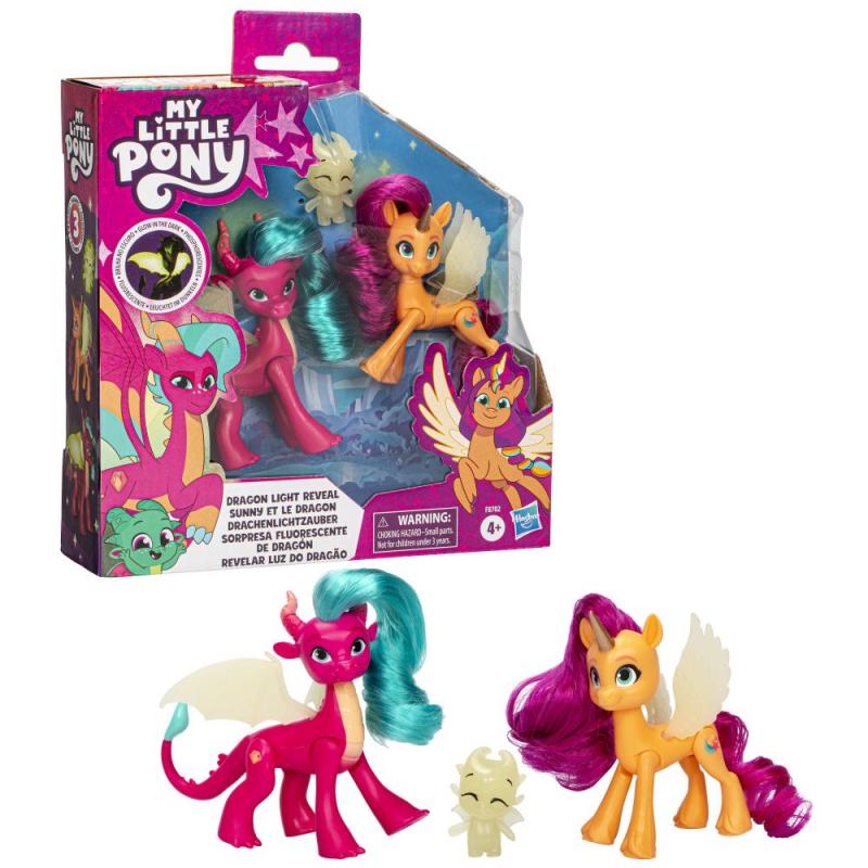 MY LITTLE PONY MAGIE SVĚTLA DRÁKŮ 3-PACK FIGUREK