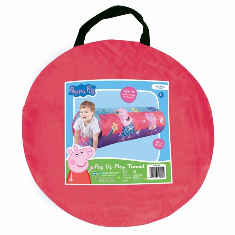 POP UP Tunel Peppa Pig, 145x50 cm