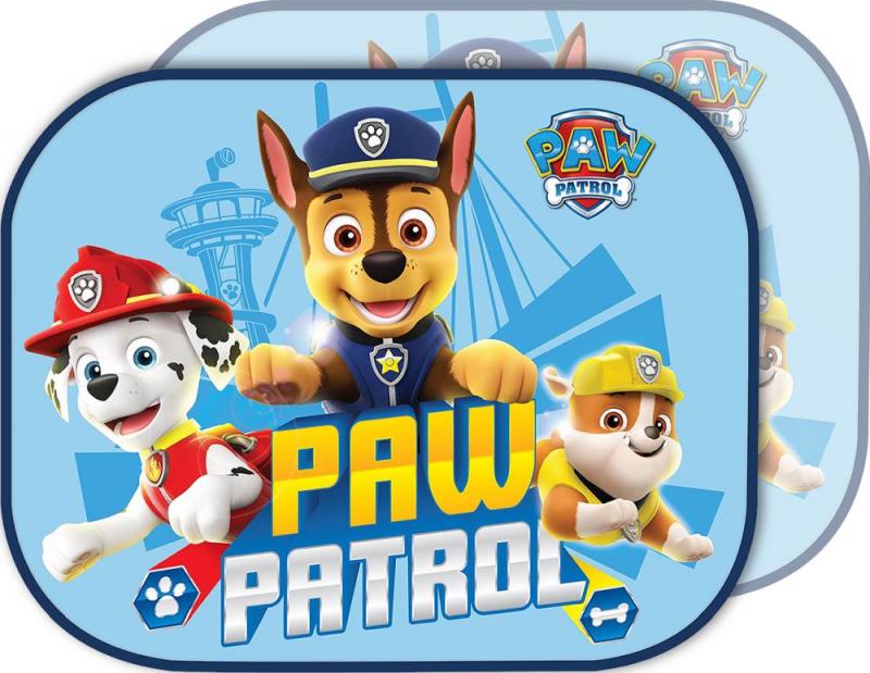 Dětská sluneční clona PAW PATROL kluci 44x35CM