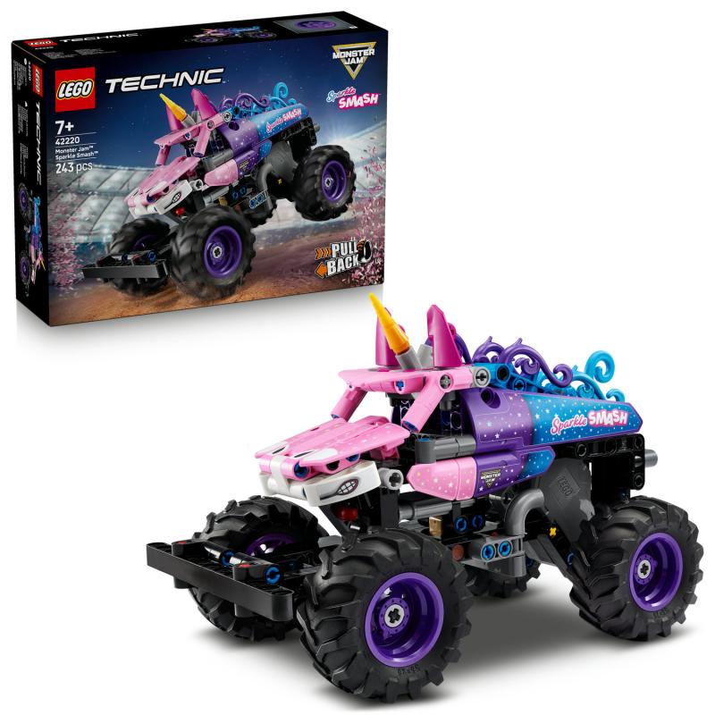 Monster Jam™ Sparkle Smash™ s naťahovacím motorom