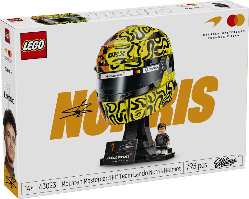 Helma Lando Norris z týmu McLaren Mastercard F1®