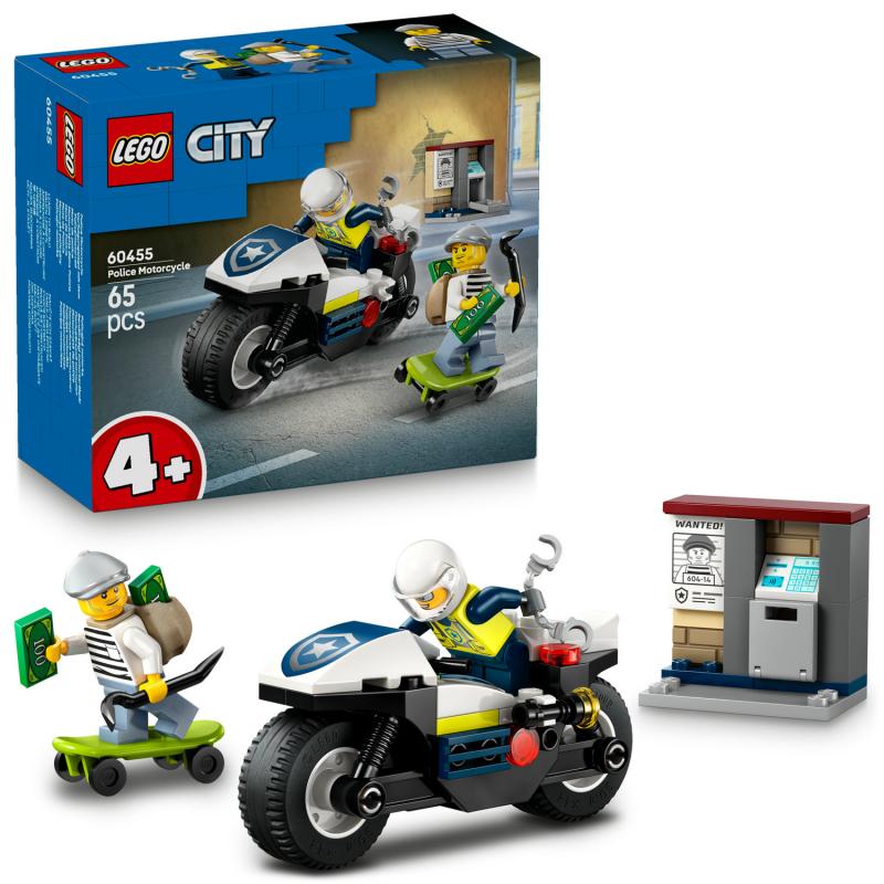 Honička na policejní motorce