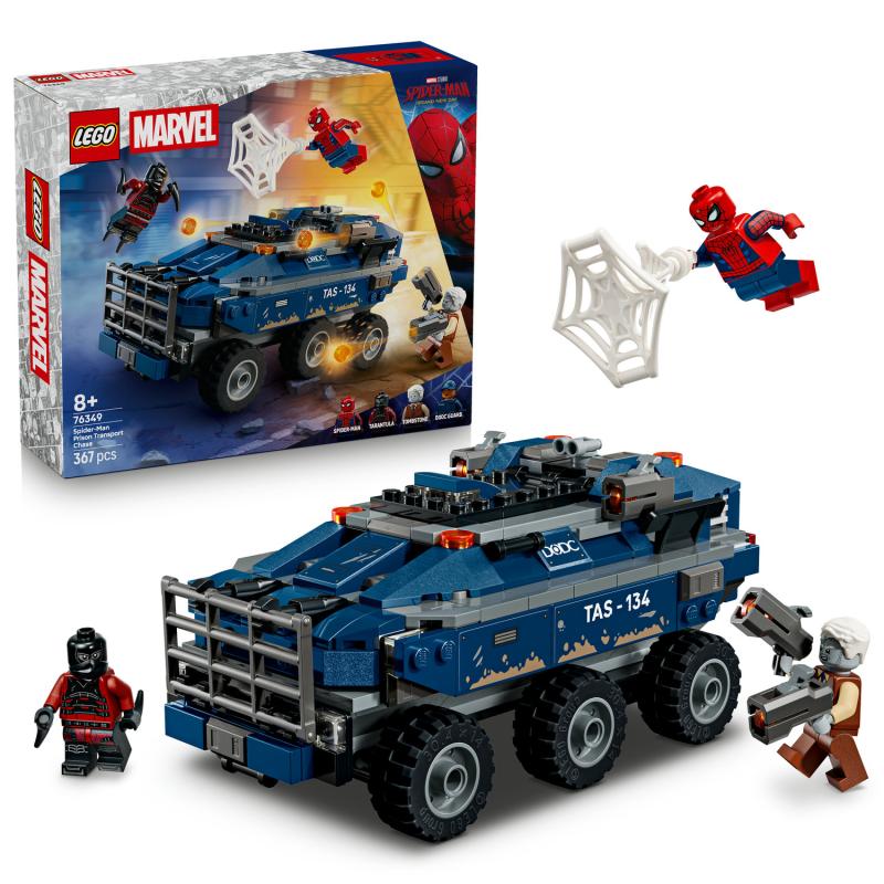 Spider-Man a naháňačka väzenského transportéru