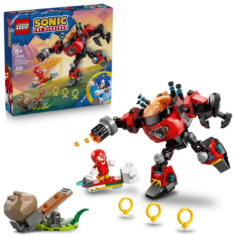 Knuckles vs. Dr. Eggman: Robotický oblek Egg Crusher