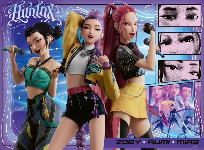 Kpop Demon Hunters 100 dielikov