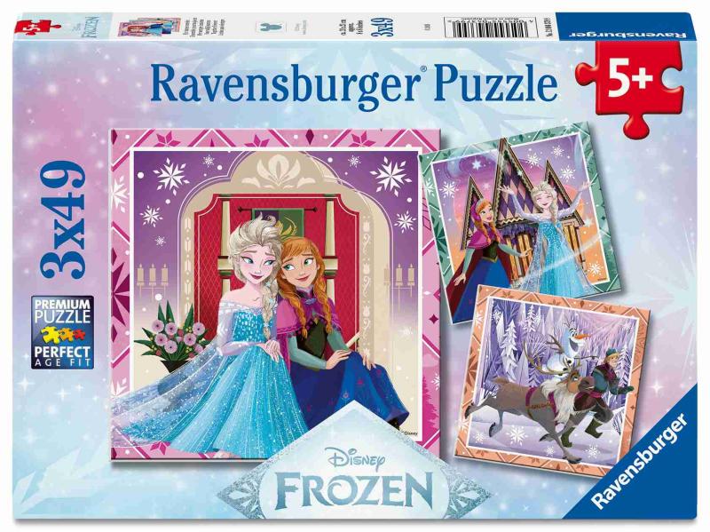 Disney: Ledové království 3x49 dílků