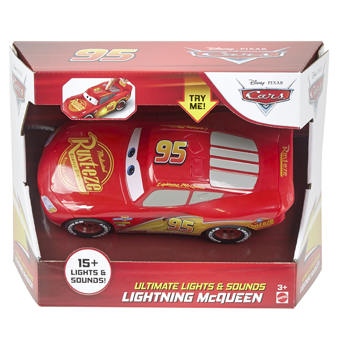 CARS 3 SVÍTÍCÍ ZÁVODNÍ AUTA ASST