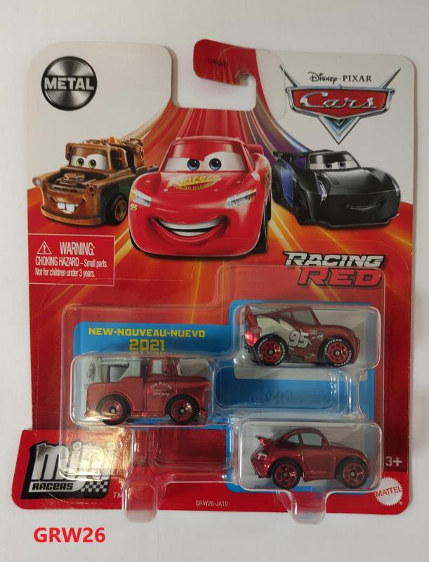 CARS MINI 3KS PACK ASST