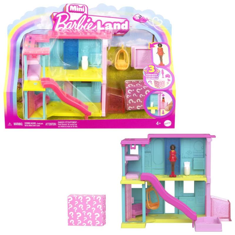 Barbie mini Barbieland domček - modrý dom 