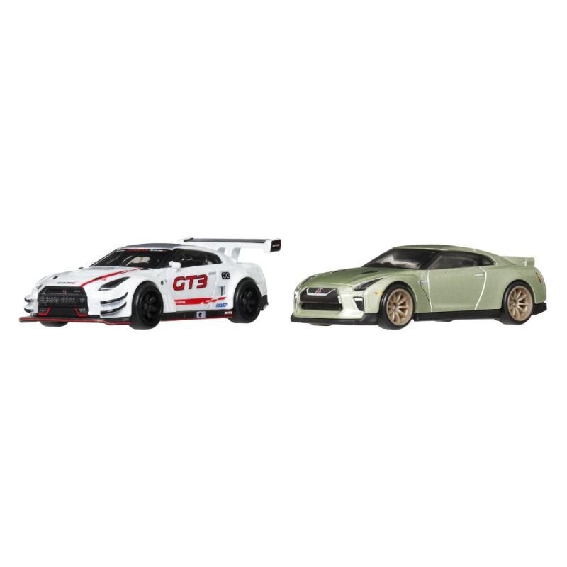 Hot Wheels 2ks prémiový angličák - NISSAN GTR