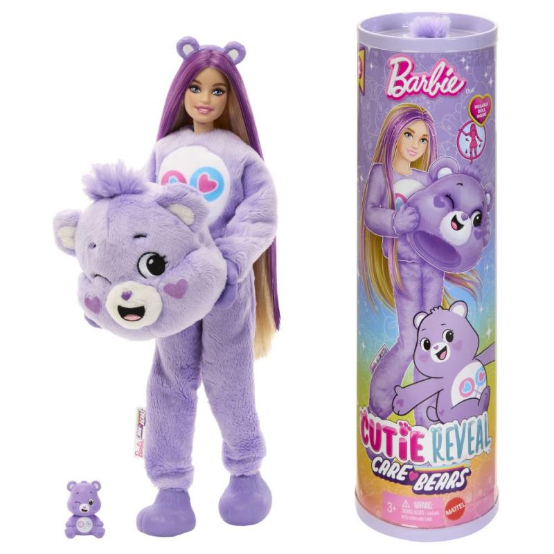 BRB CUTIE REVEAL BARBIE A STAROSTLIVÍ MEDVÍDCI - FIALOVÁ