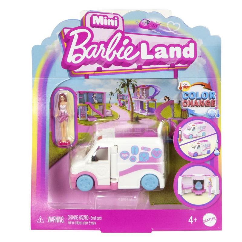 BRB MINI BARBIELAND DOPRAVNÍ PROSTŘEDKY - KLINIKA NA KOLECH