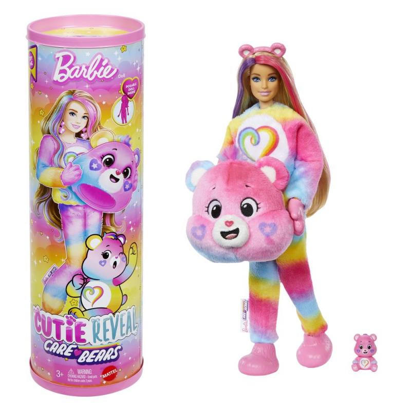 BRB CUTIE REVEAL BARBIE A STAROSTLIVÍ MEDVEDÍKOVIA SÉRIA 2 - RUŽOVÁ