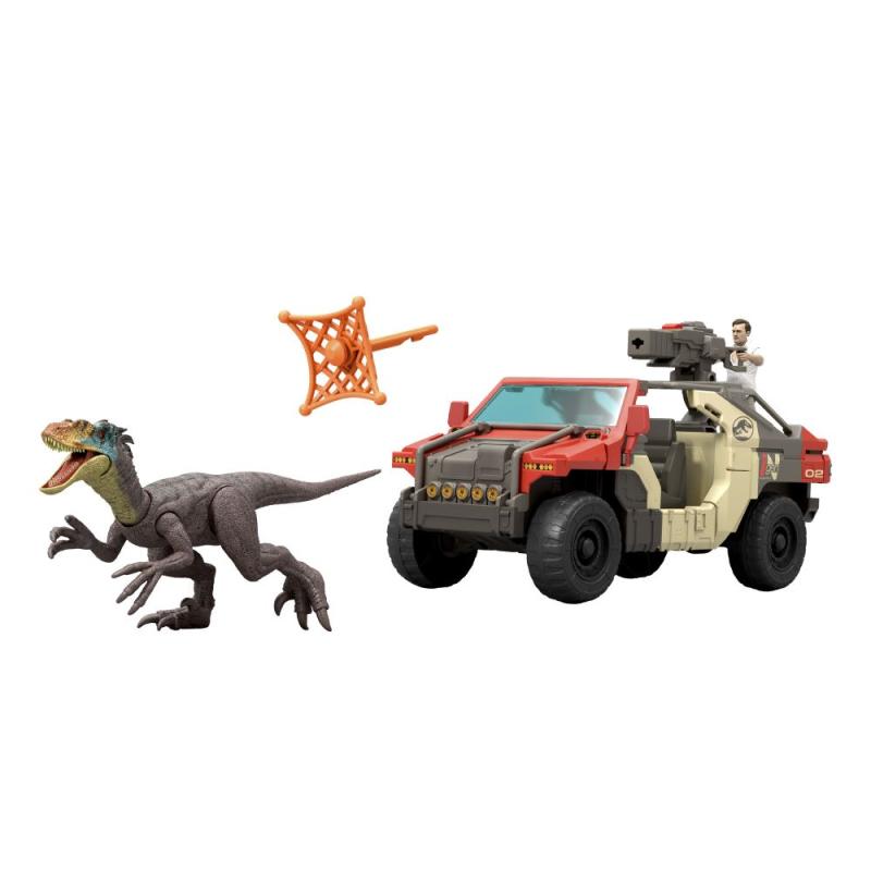 JW SUPER AUTO S VODIČOM A DINOSAUROM