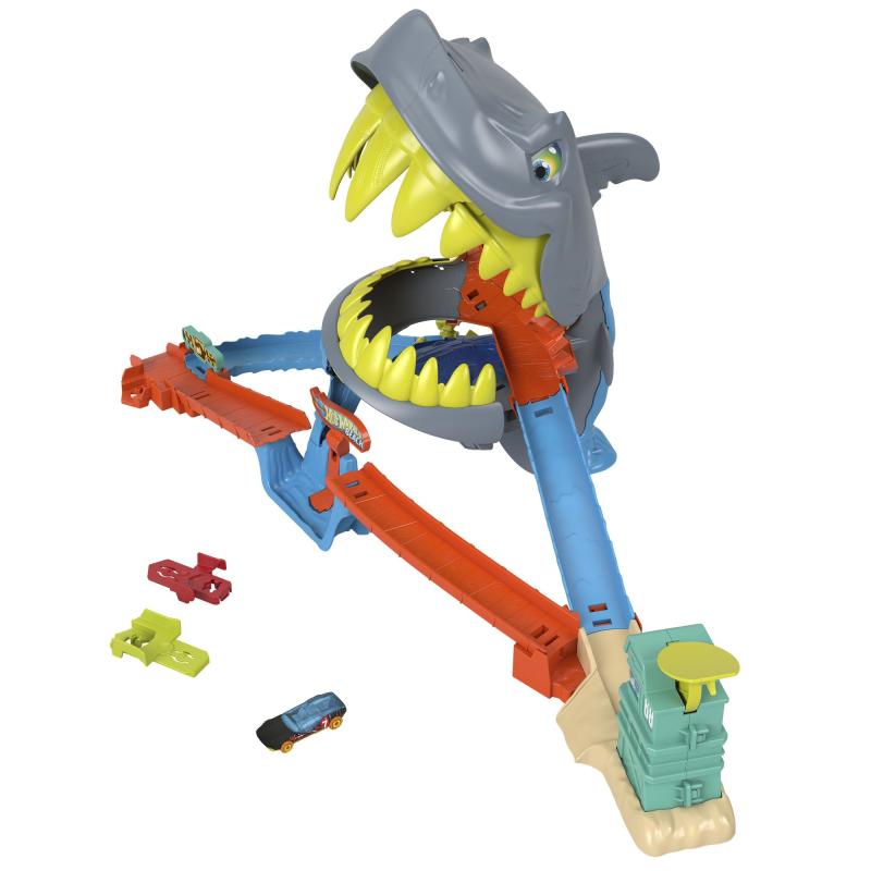 Hot Wheels  CITY SHARK CHOMP BEACH
