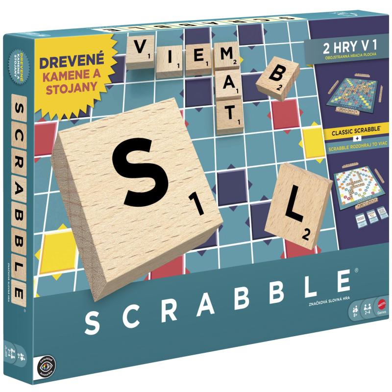 SCRABBLE drevená edícia SK