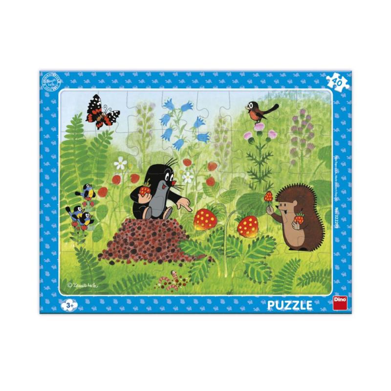 KRTKO A JAHODY 40 doskové Puzzle