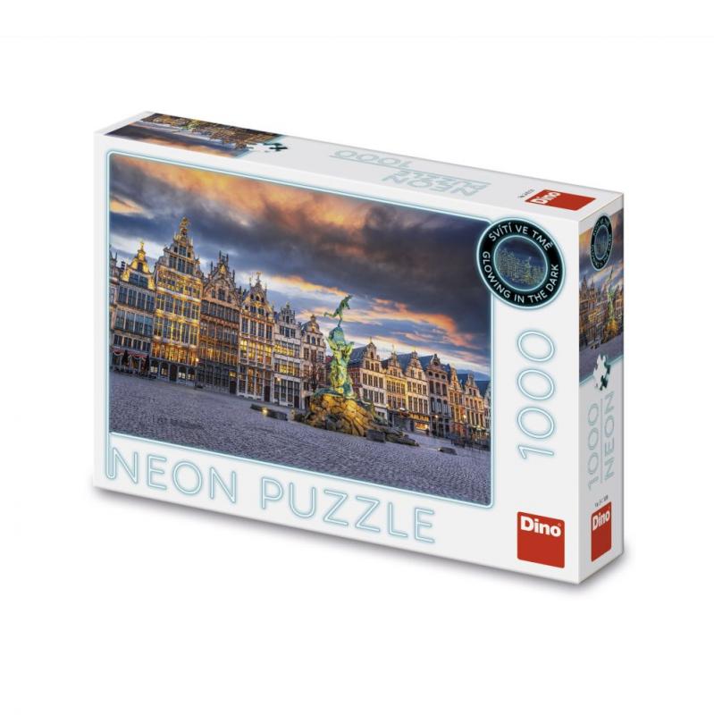 BÚRKA NAD ANTVERPAMI 1000 neón Puzzle