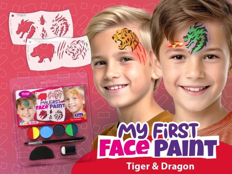 My First FacePaint - Tiger & Dragon
