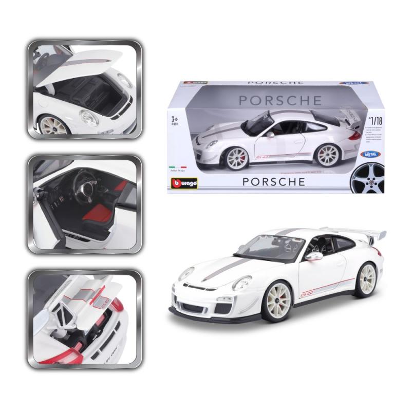 Bburago 1:18 Plus Porsche 911 GT3 RS White