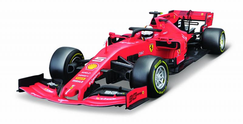 Bburago 1:18 Ferrari  Racing F1 2019 SF90 Nr.5 Sebastian Vettel