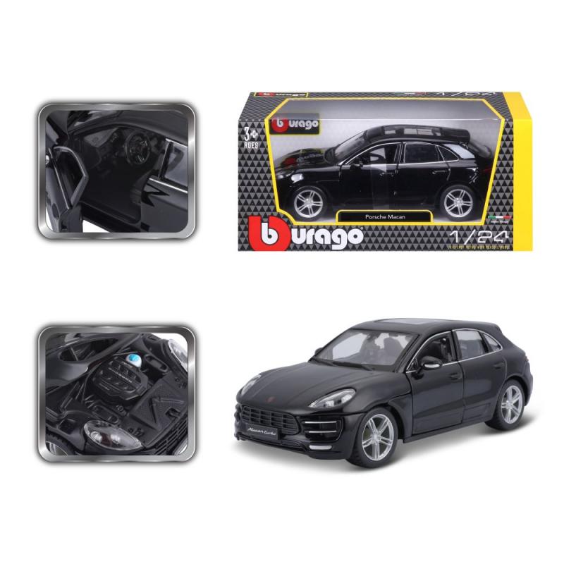 Bburago 1:24 Plus Porsche Macan Black