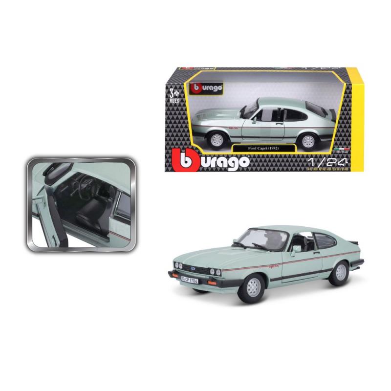 Bburago 1:24 Plus Ford Capri 1982 light green