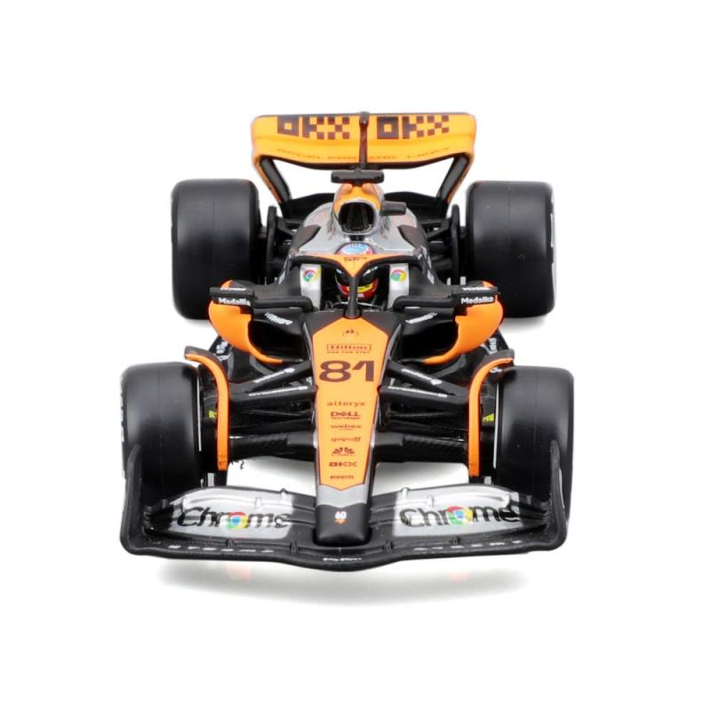 Bburago 1:43 RACE Formula F1 - McLaren F1 Team MCL60 (2023) #81 (Daniel Ricciardo) - with